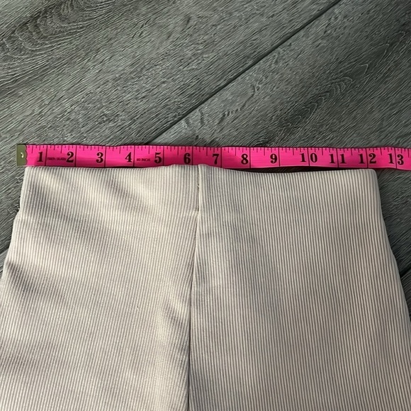 Dorothy Perkins stone ribbed high waist laying flat Inseam front rise leggings - Picture 6 of 8